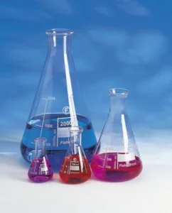 matraz enlaboratorio | Pruebas de proteínas en alimentos